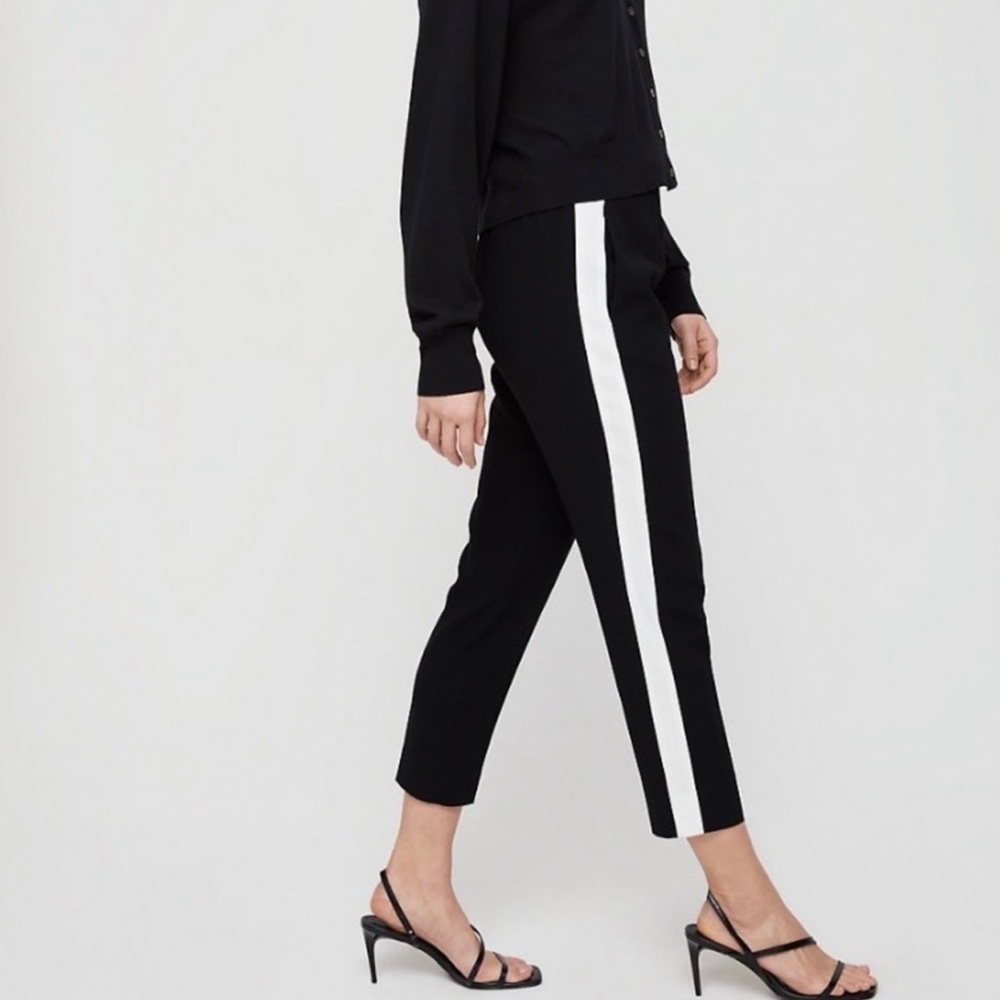 Babaton Cohen black white Striped Pants